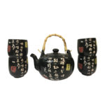 Black Asian Teapot